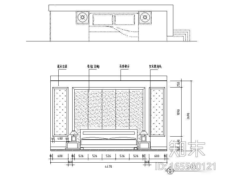 [江苏]ArtDeco风格200平米联体别墅设计施工图（附效果图...施工图下载【ID:165560121】