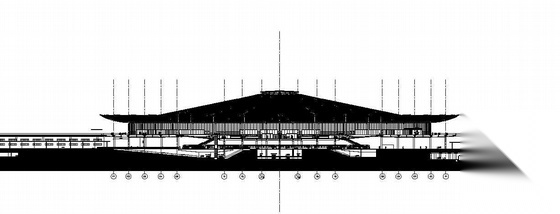 [上海]某火车站主站屋建筑施工图、效果图cad施工图下载【ID:164867112】