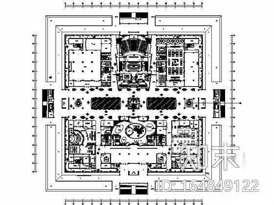 [山东]国内首创室内大型佛教主题文化产业园设计施工图...施工图下载【ID:164849122】