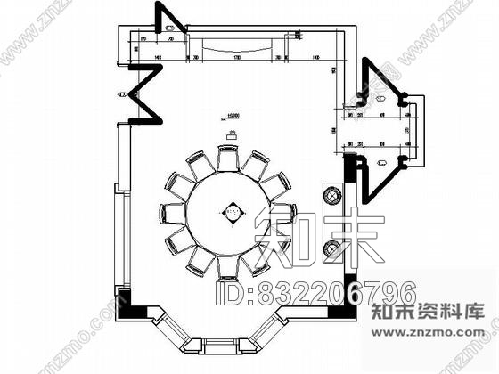 图块/节点古典别墅中餐厅立面图cad施工图下载【ID:832206796】