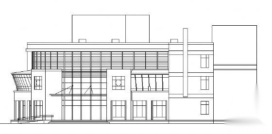 某四层酒店建筑建筑施工图cad施工图下载【ID:151536186】