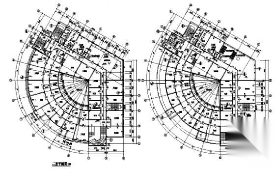 某四层酒店建筑建筑施工图cad施工图下载【ID:151536186】