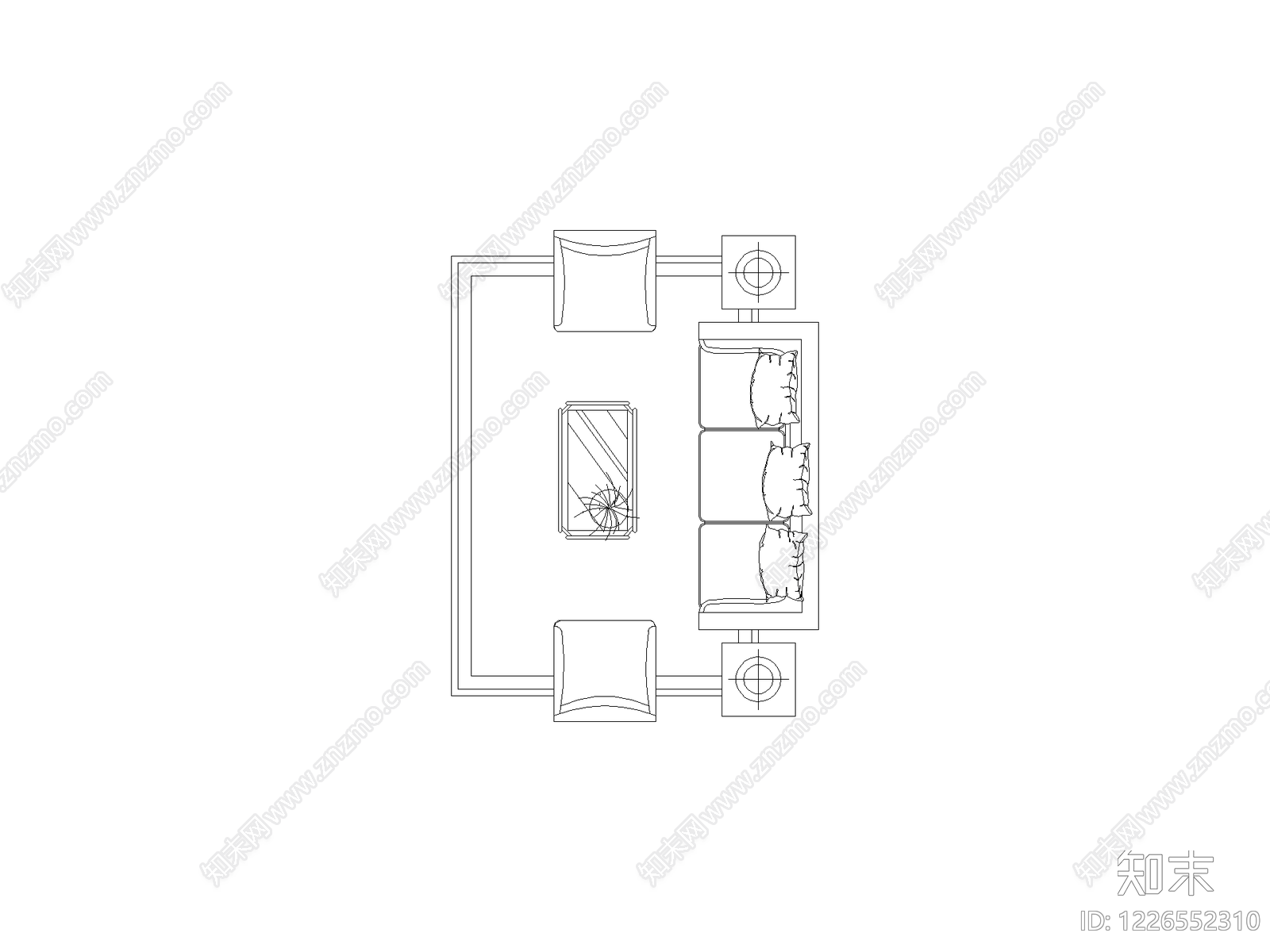 郑中室内设计常用动态块动态图块cad施工图下载【ID:1226552310】