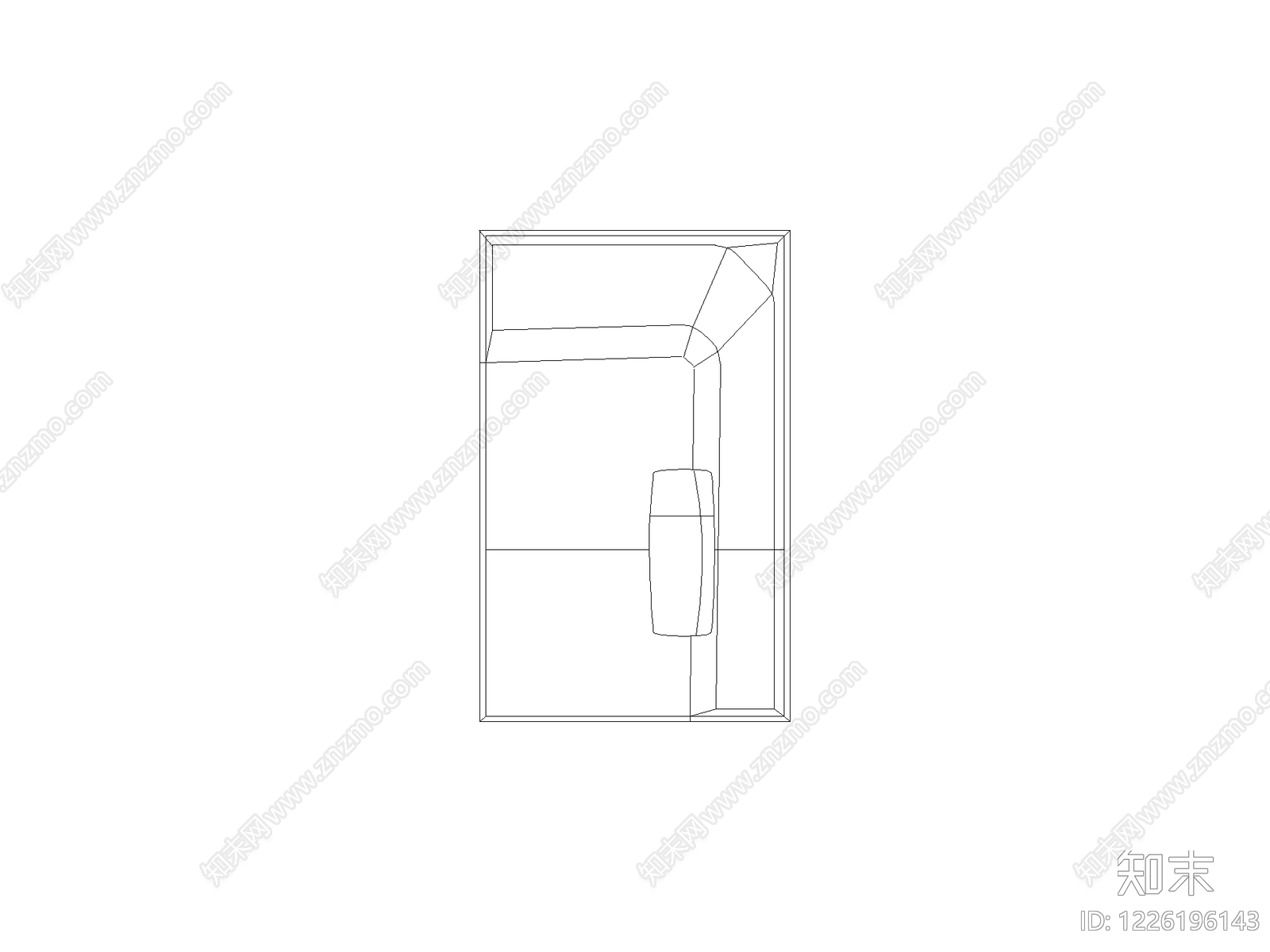 沙发CAD图纸