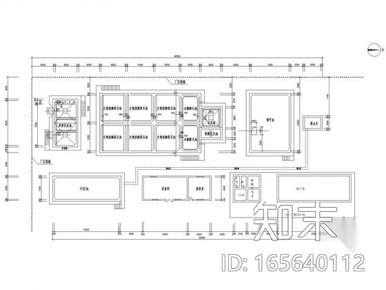 [江苏]乳制品厂污水生物接触氧化处理工艺施工图施工图下载【ID:165640112】