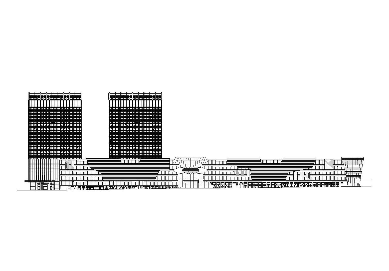 [四川]国际商贸中心城市综合体扩初图（CAD）cad施工图下载【ID:160731186】