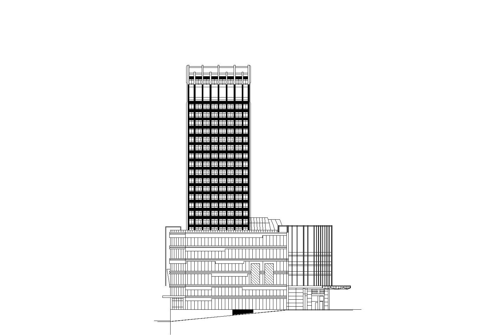 [四川]国际商贸中心城市综合体扩初图（CAD）cad施工图下载【ID:160731186】