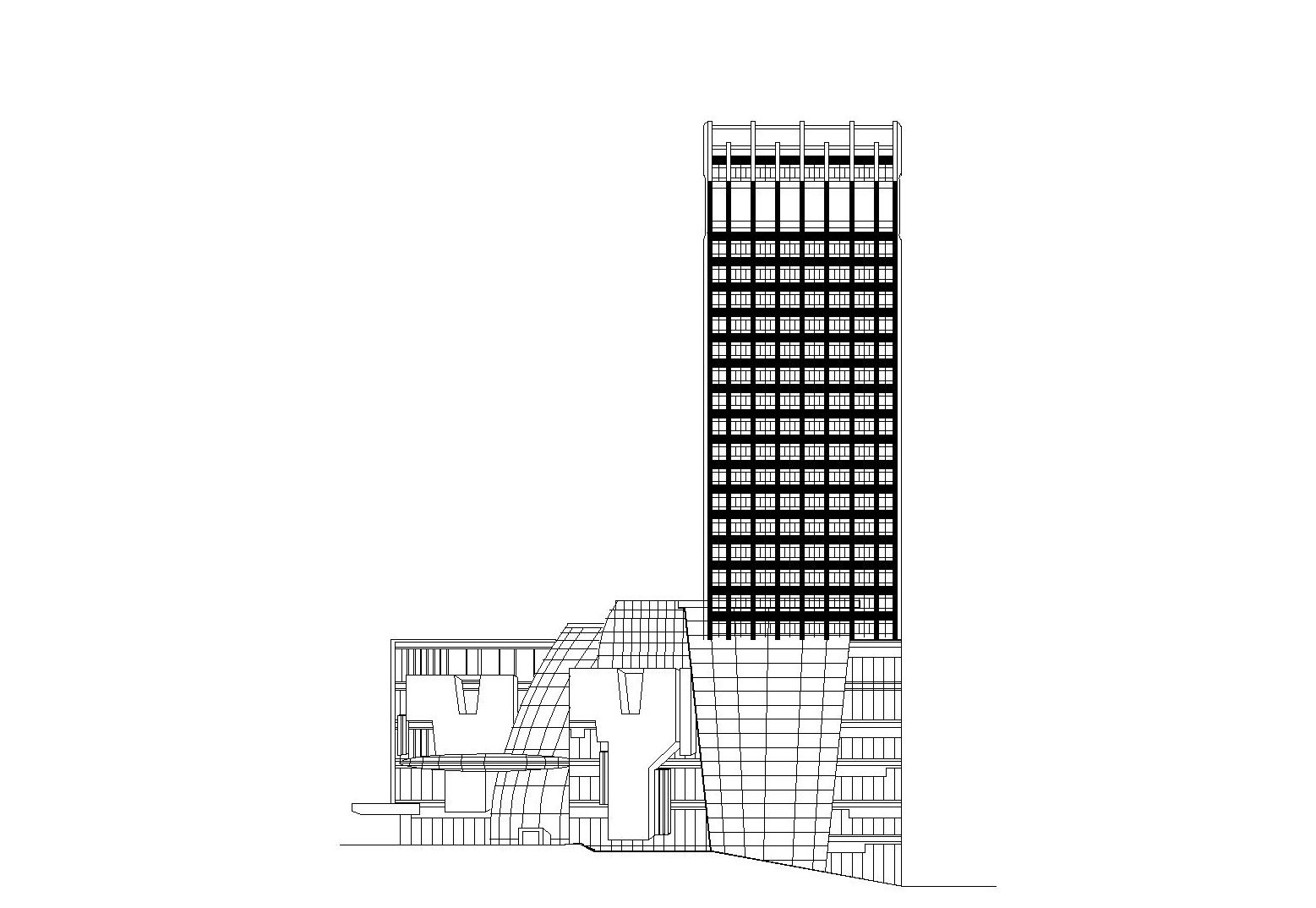 [四川]国际商贸中心城市综合体扩初图（CAD）cad施工图下载【ID:160731186】