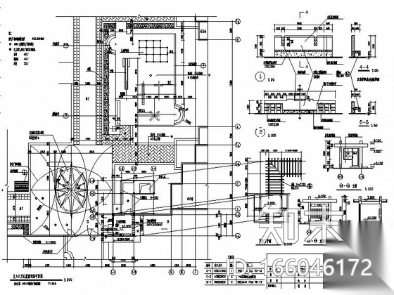 [陕西]精致庭院景观方案施工详图cad施工图下载【ID:166046172】