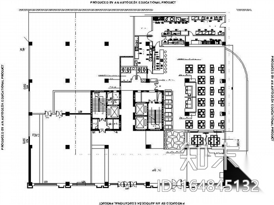 时尚西餐厅装修图(含效果图)施工图下载【ID:164845132】