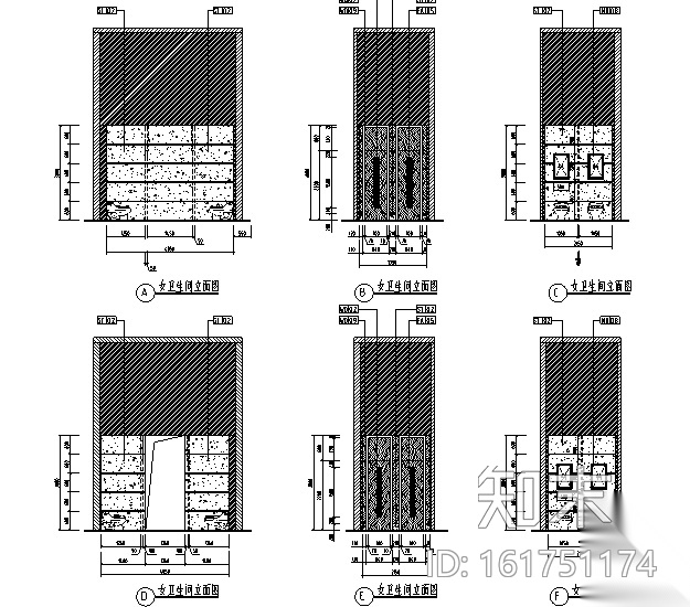 [四川]大唐宴会办公空间设计施工图（附效果图）cad施工图下载【ID:161751174】