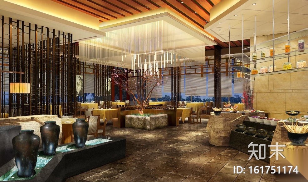 [四川]大唐宴会办公空间设计施工图（附效果图）cad施工图下载【ID:161751174】