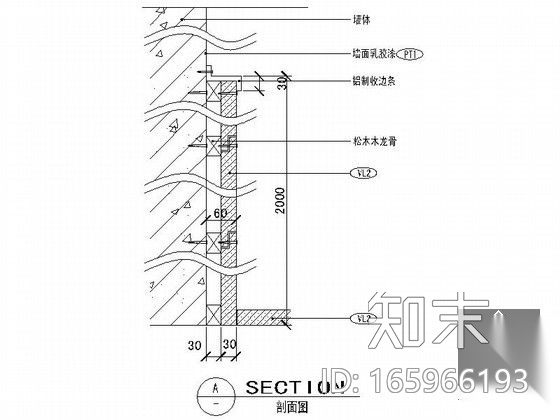 成套吸引材料墙面装饰造型节点详图CAD图块下载cad施工图下载【ID:165966193】