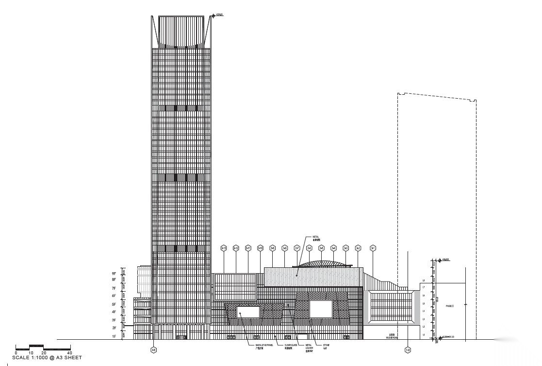 [河南]超高层知名地产商业综合体建筑设计方案文本（图...cad施工图下载【ID:165608106】