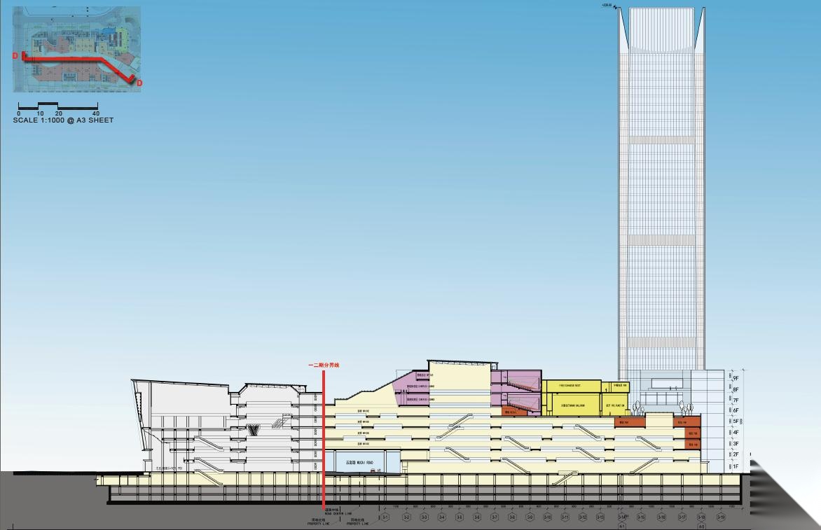 [河南]超高层知名地产商业综合体建筑设计方案文本（图...cad施工图下载【ID:165608106】