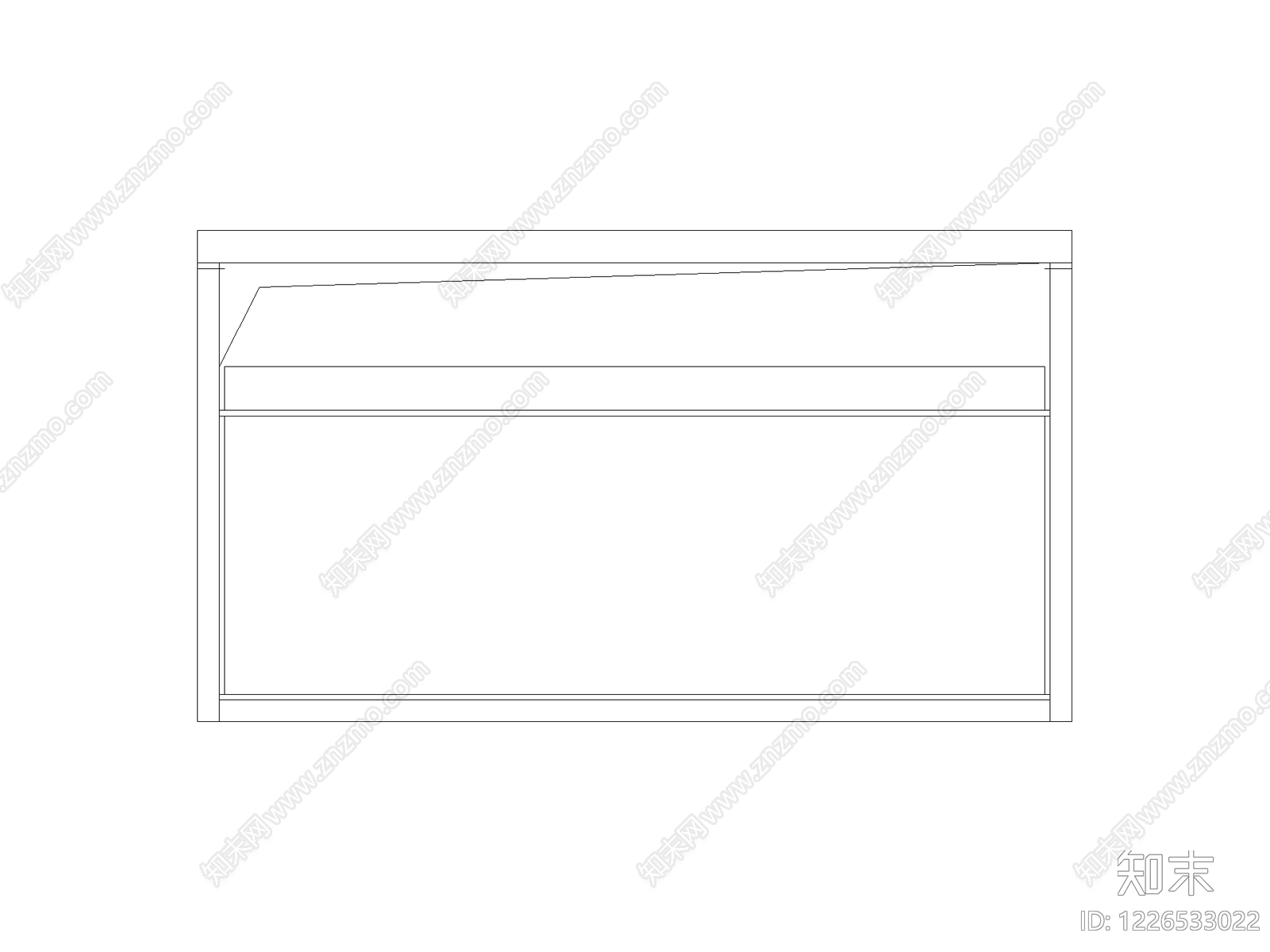 现代柜子CAD图纸