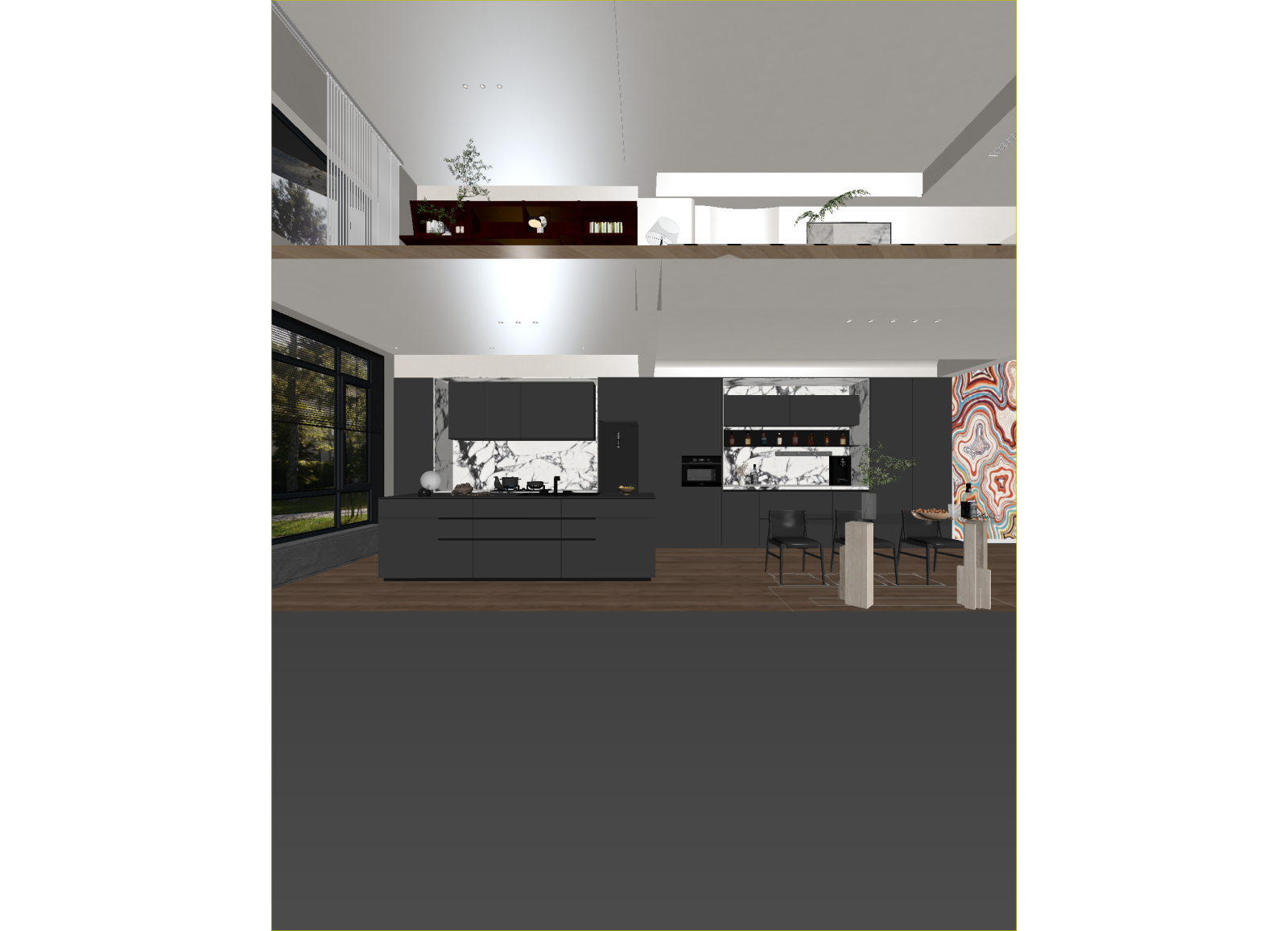 现代其他通用空间3D模型下载【ID:1214782627】