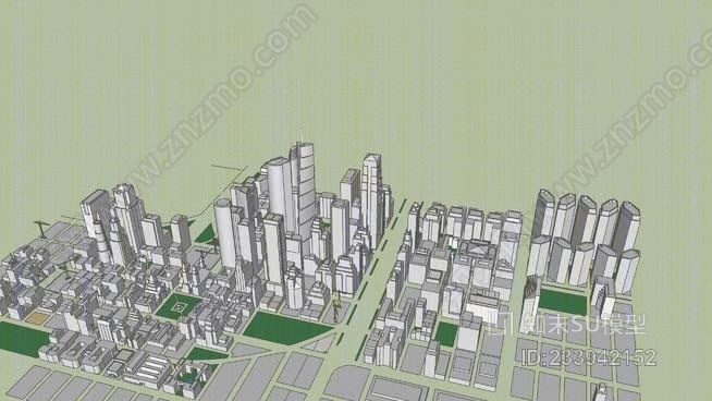 大城市2SU模型下载【ID:233942152】
