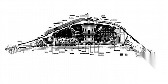[四川]滨水广场园林景观工程施工图施工图下载【ID:160920117】