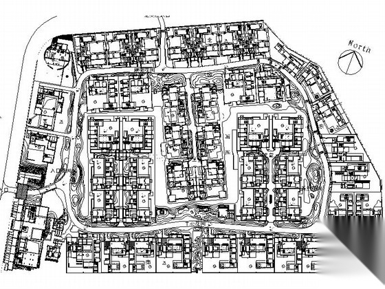 [上海]高档别墅景观设计施工图施工图下载【ID:161087105】