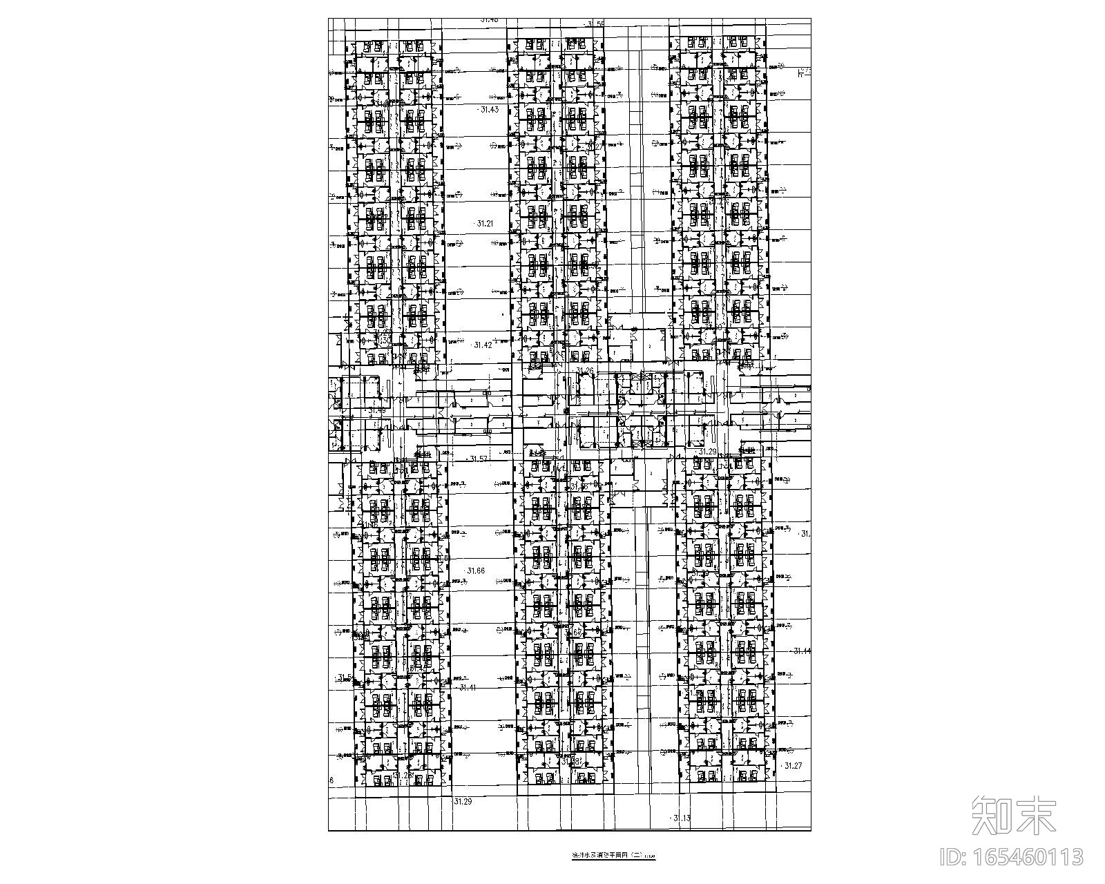 2020年武汉市某医院给排水施工图cad施工图下载【ID:165460113】