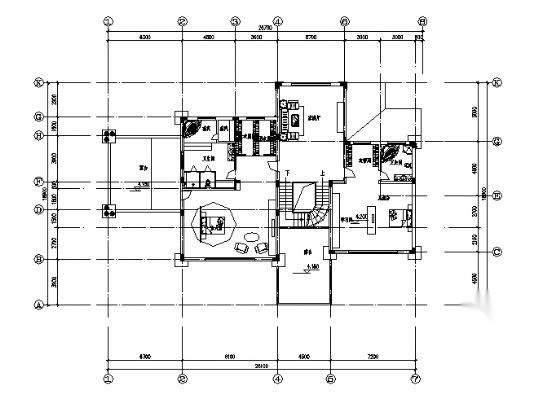 某G型三层别墅建筑方案图cad施工图下载【ID:149921123】