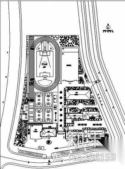 小学校园园林绿化工程施工图施工图下载【ID:165386159】