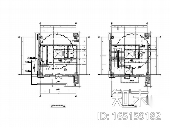 [天津]五层框架结构块瓦屋面社区中心建筑施工图施工图下载【ID:165159182】