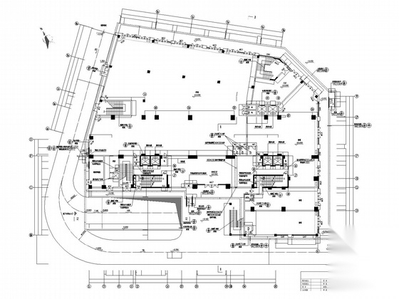 [北京]某二十一层商住楼建筑施工图cad施工图下载【ID:167910192】