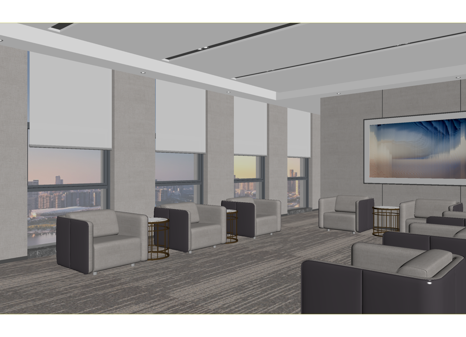 现代接待室3D模型下载【ID:1214304878】