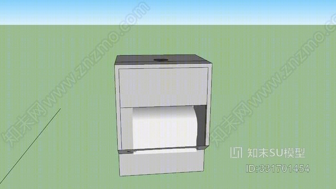 拉米雷斯卫生纸夹SU模型下载【ID:331701454】