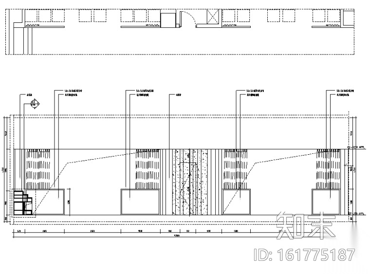 [新疆]460平米韩式料理餐饮空间设计施工图（附效果图）cad施工图下载【ID:161775187】