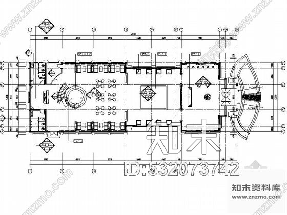 施工图四川某住宅小区售楼处室内装修施工图cad施工图下载【ID:532073742】