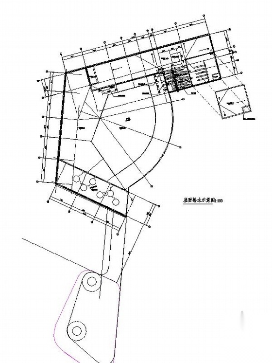 [辽宁]3层现代风格观光潜艇接待中心建筑施工图（树状表...cad施工图下载【ID:165429101】