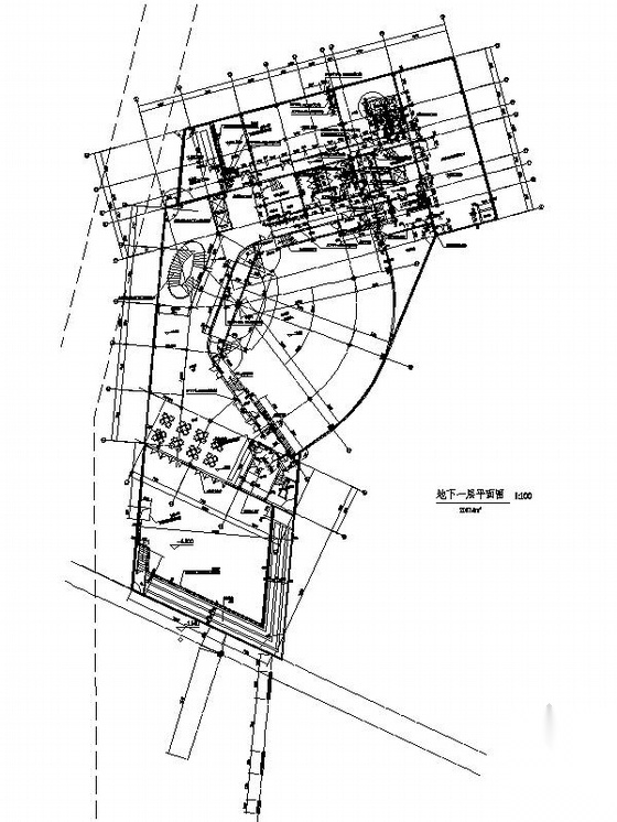 [辽宁]3层现代风格观光潜艇接待中心建筑施工图（树状表...cad施工图下载【ID:165429101】