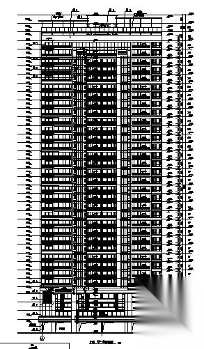 某豪华一期住宅楼建筑施工图cad施工图下载【ID:149790103】