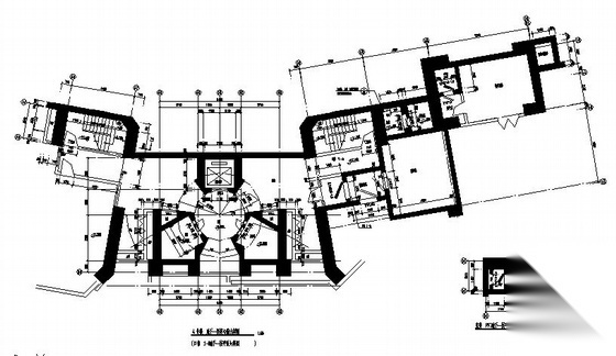 某豪华一期住宅楼建筑施工图cad施工图下载【ID:149790103】