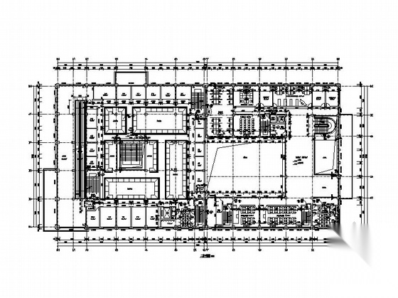 [四川]高层多功能社区农贸市场建筑施工图cad施工图下载【ID:160720109】