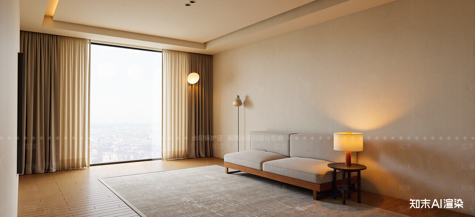 现代家居客厅SU模型下载【ID:1222284183】