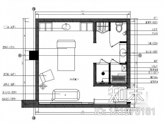 [无锡]大酒店SPA包厢装修图施工图下载【ID:161976181】
