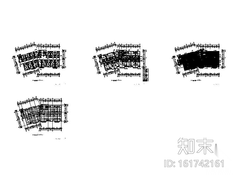 某售楼处公寓样板间室内装修图（含效果）cad施工图下载【ID:161742161】