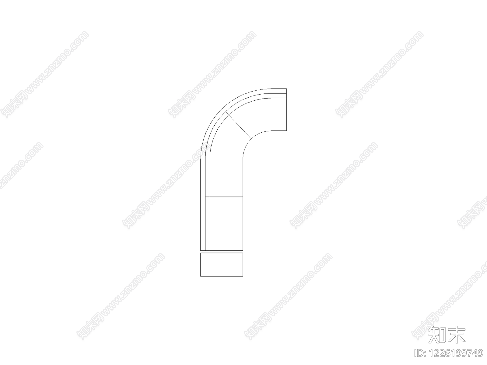 五金管件cad施工图下载【ID:1226199749】