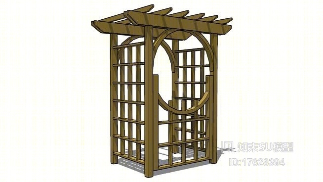 亭子SU模型下载【ID:17628394】