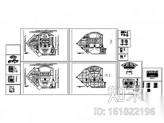 某广告公司办公空间装修图cad施工图下载【ID:161822196】