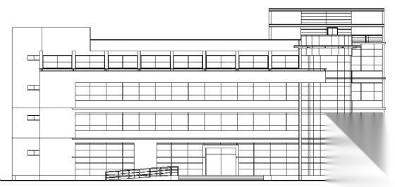 某工艺品厂办公楼建筑施工图cad施工图下载【ID:151406130】