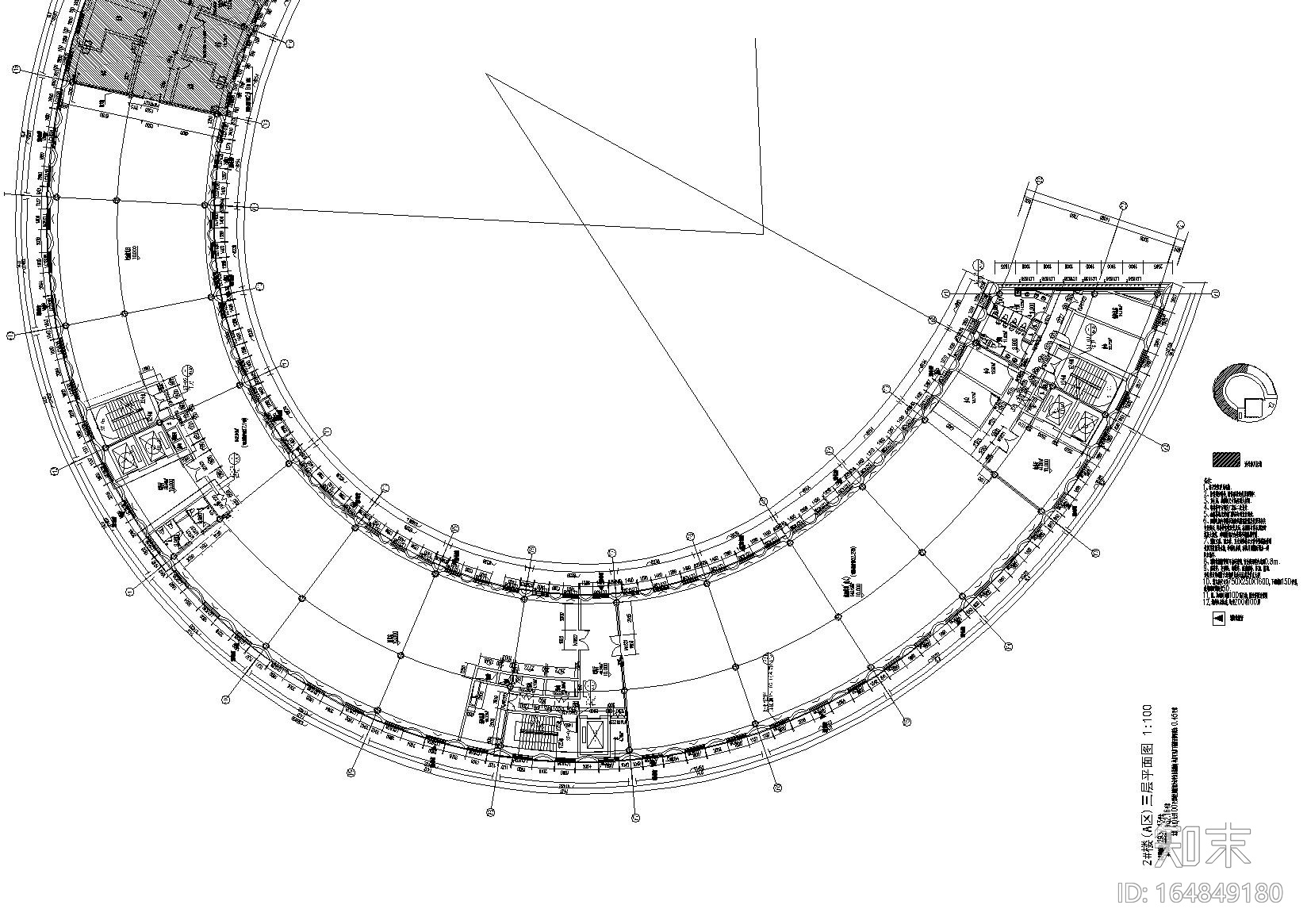 [上海]​奉贤社区中心全套建筑图纸+效果图cad施工图下载【ID:164849180】