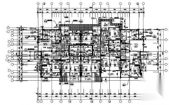 丹堤A区14、15号楼建筑施工图cad施工图下载【ID:166073148】