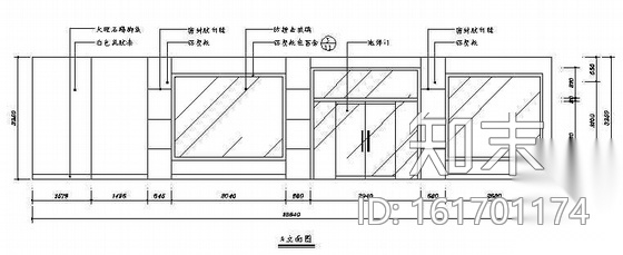 某农行营业厅装饰工程竣工图cad施工图下载【ID:161701174】