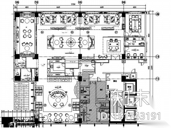 [昆明]别致豪华五星级酒店行政酒廊装修施工图施工图下载【ID:161743191】