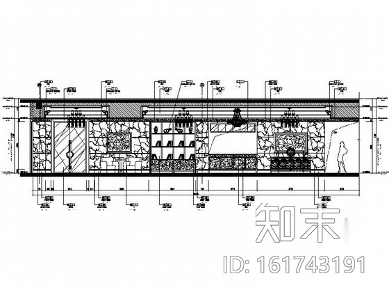 [昆明]别致豪华五星级酒店行政酒廊装修施工图施工图下载【ID:161743191】